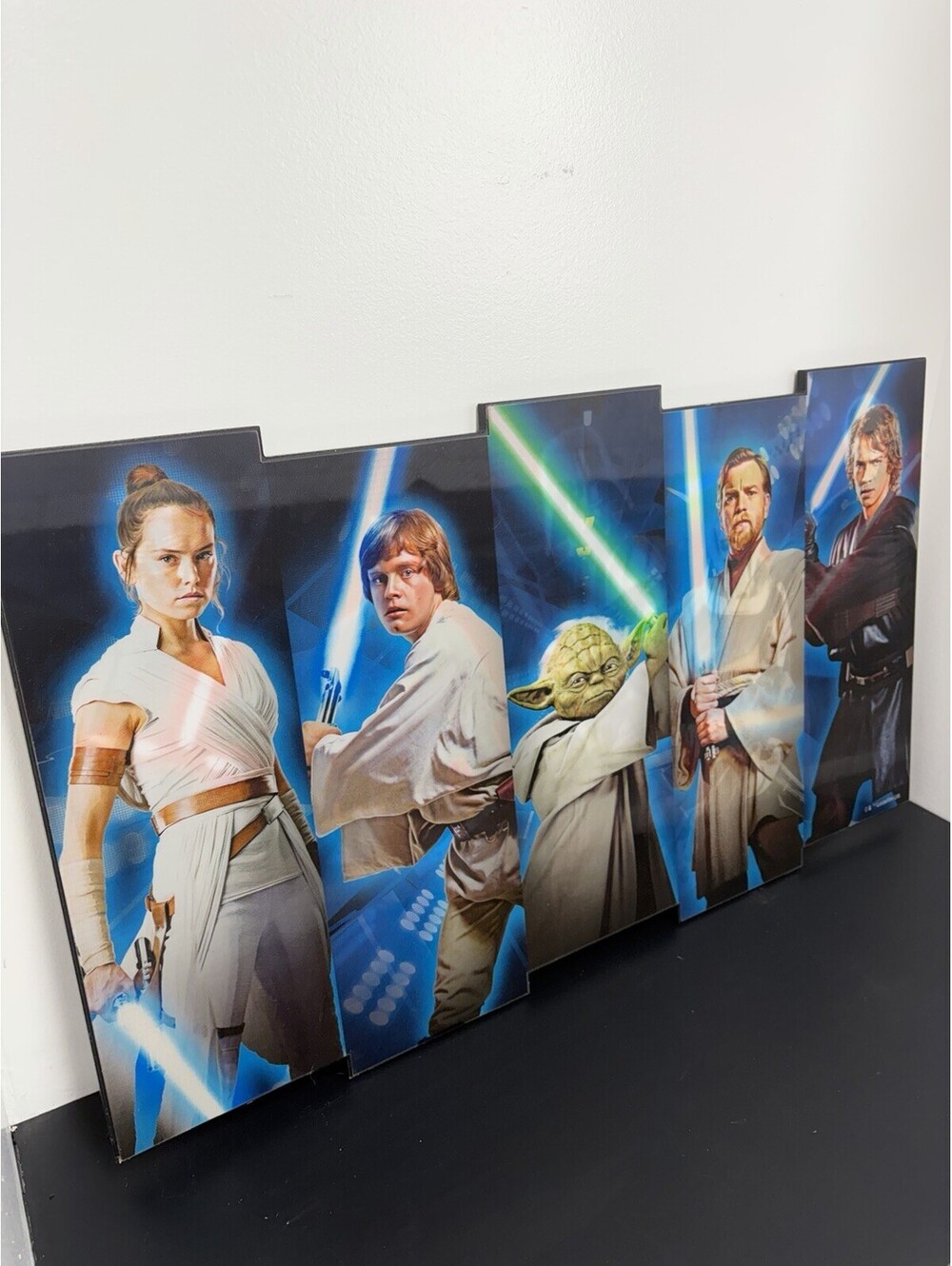 STAR WARS Holographic Style Lenticular Wooden Wall Decor - Shifts Images